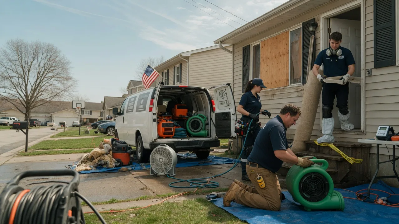 Water Damage Restoration in Countyline, OK near me